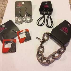 Paparazzi Earring and Bracelet Bundle